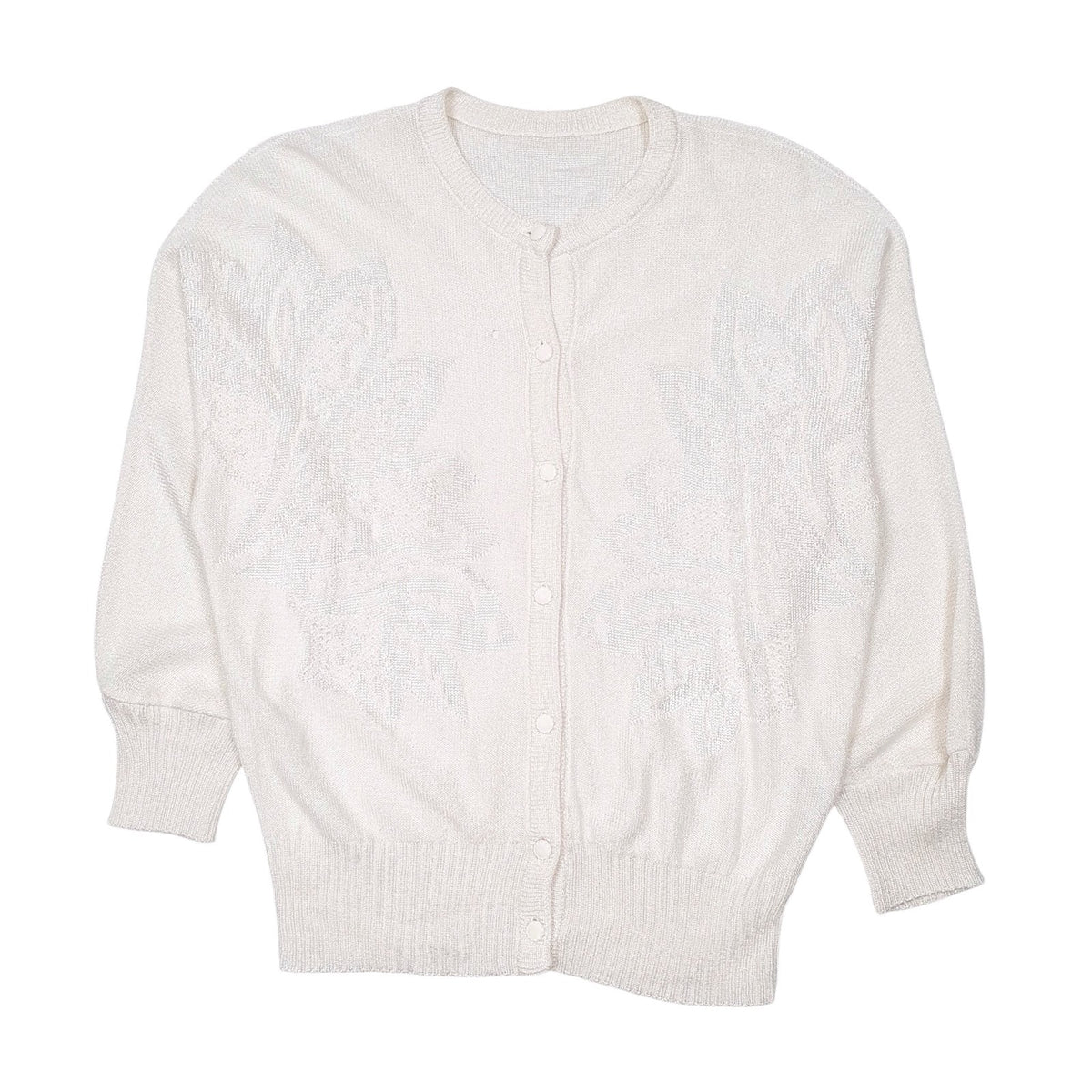 Womens White Unbranded  Cardigan Jumper