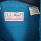 Mens Blue L.L.Bean Chamois Vintage 90s Made In USA  Shirt