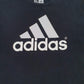 Mens Black Adidas Spellout  T Shirt