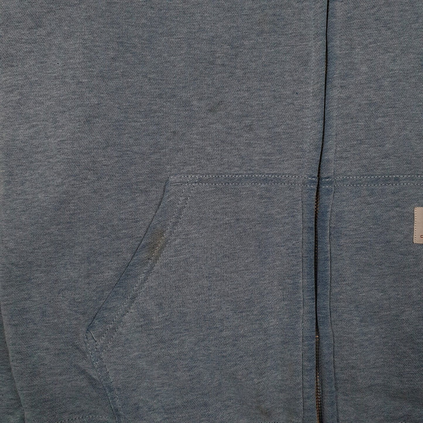 Womens Blue Carhartt Hoodie Sherpa Lined Full Zip Jumper