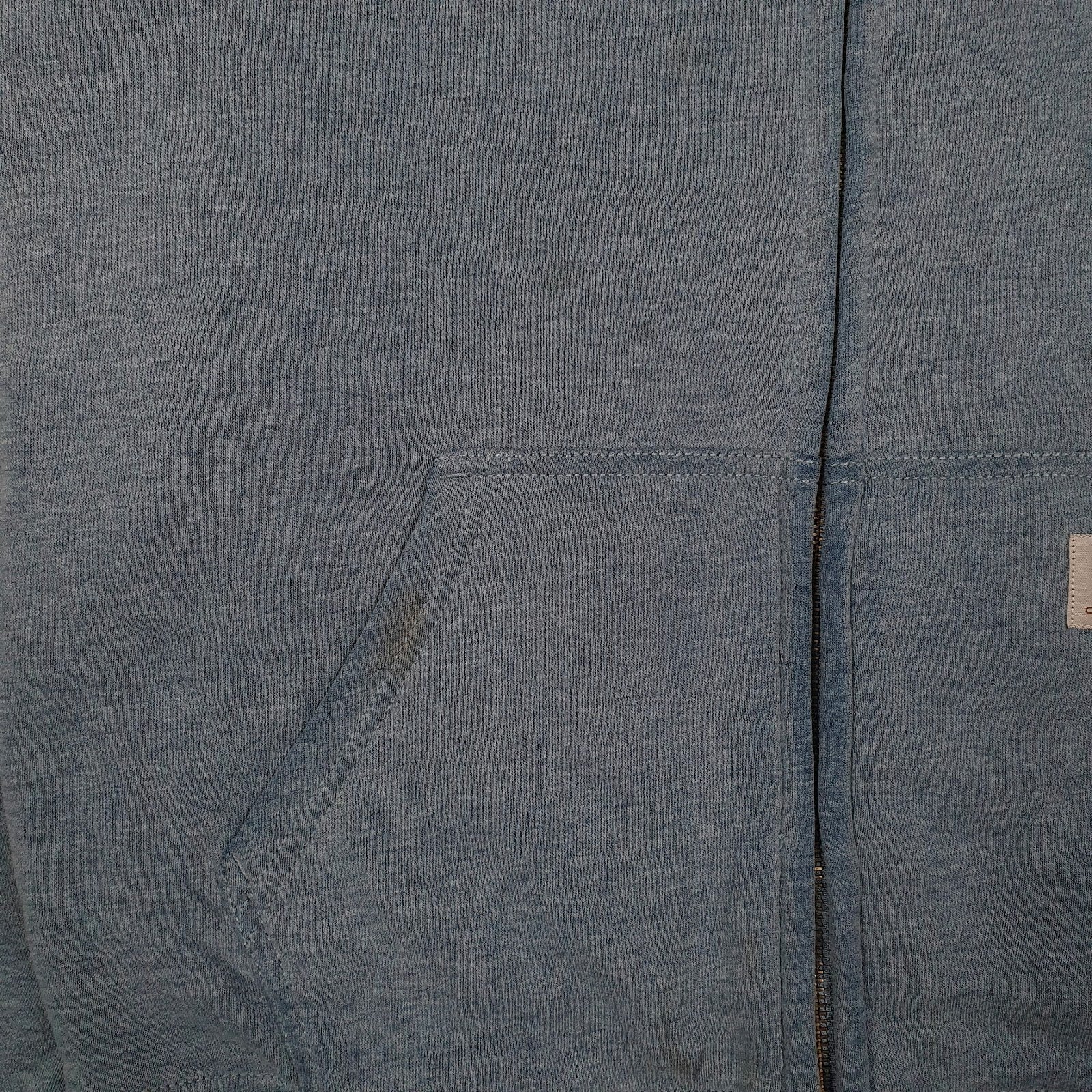 Womens Blue Carhartt Hoodie Sherpa Lined Full Zip Jumper