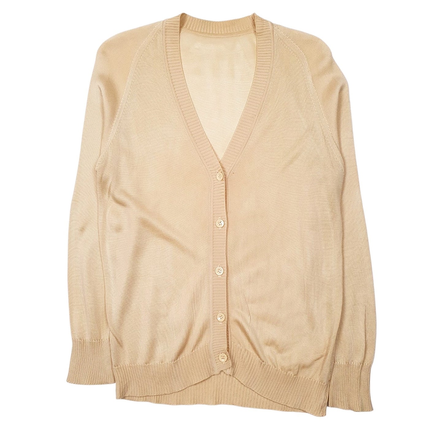 Womens Yellow Unbranded  Cardigan Jumper