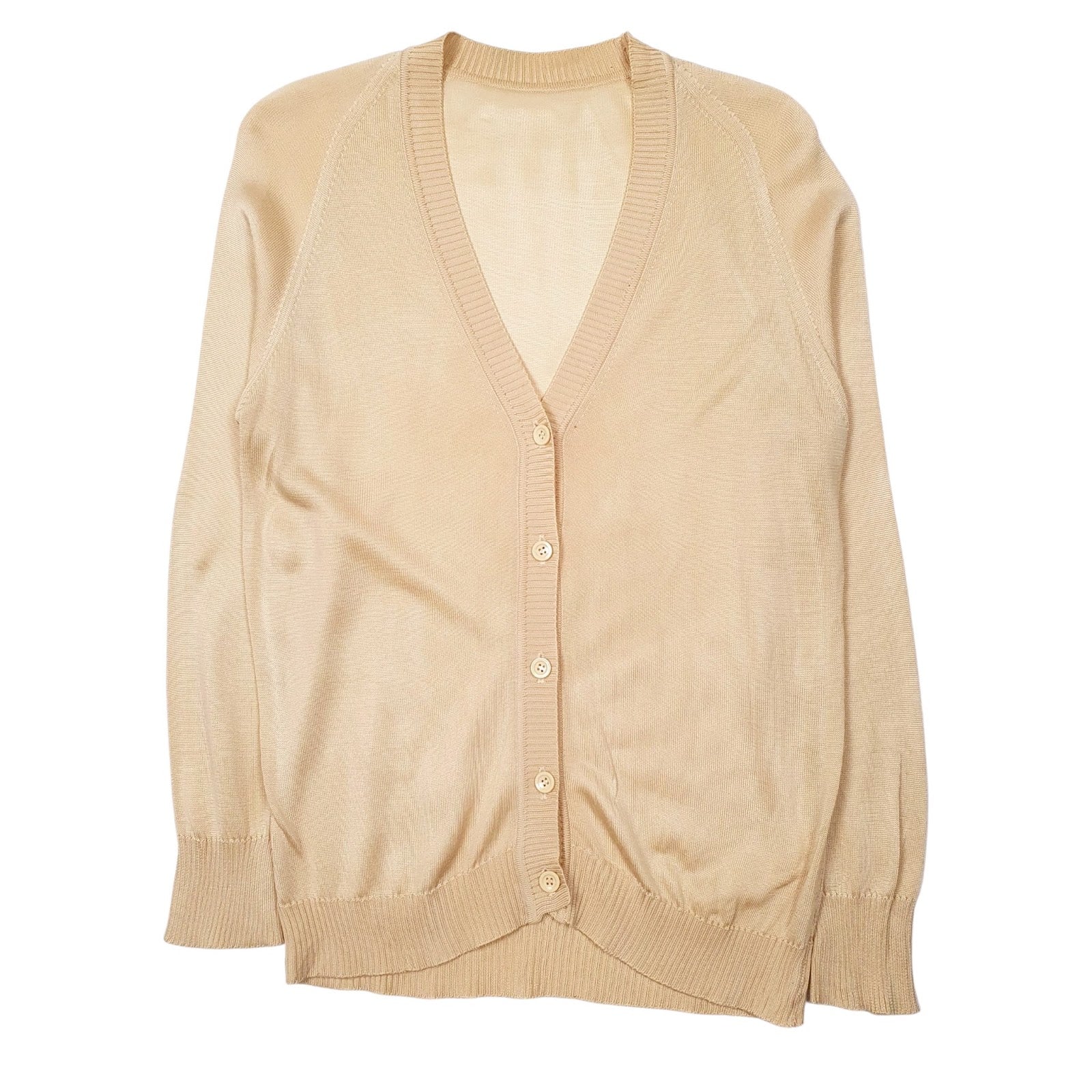 Womens Yellow Unbranded  Cardigan Jumper