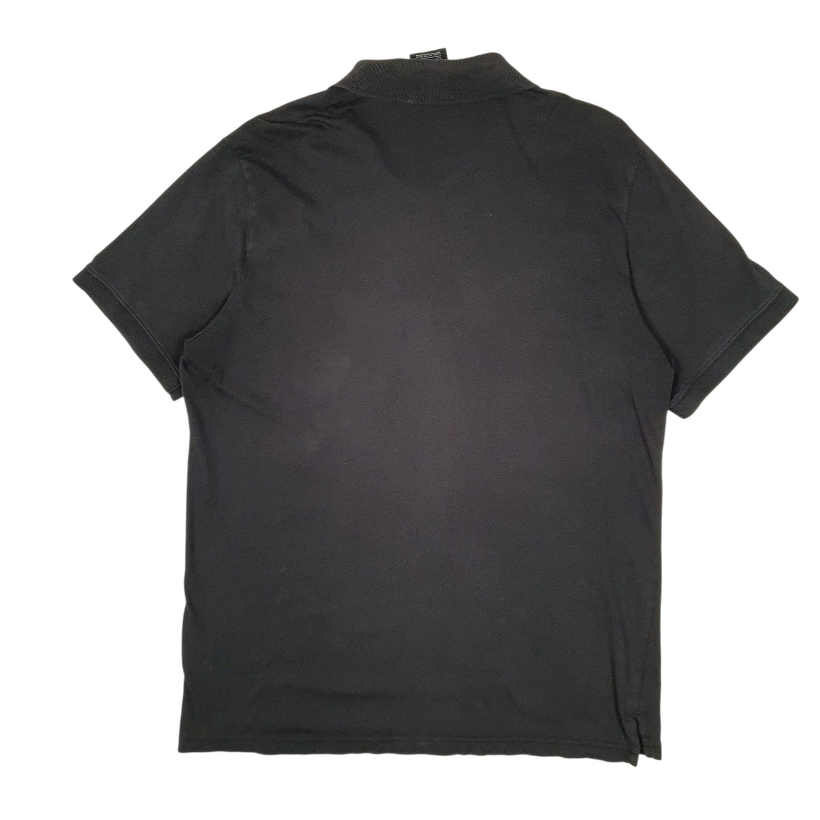 Mens Black Nike  Hoodie Polo Shirt
