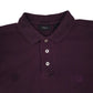 Mens Purple Fila  Cardigan Polo Shirt