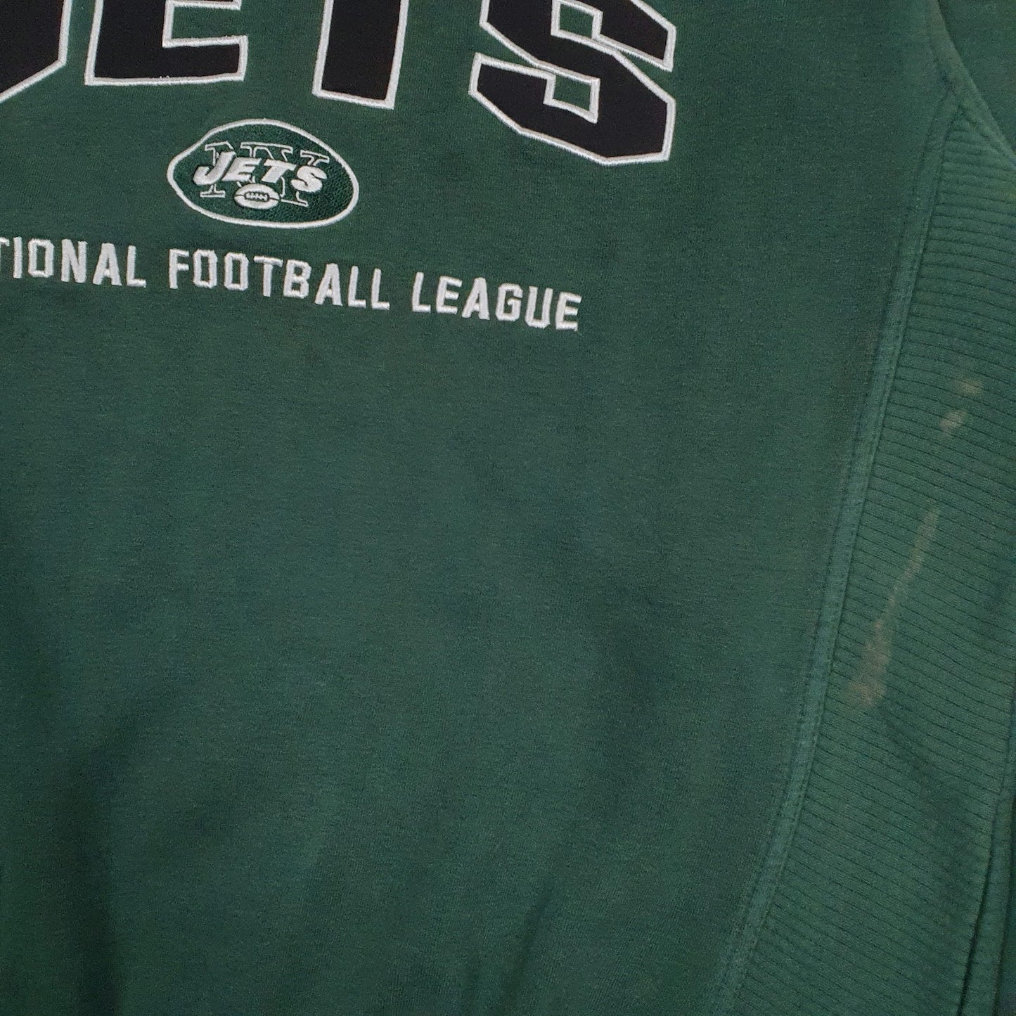 Mens Green Lee NFL New York Jets Vintage 90s Crewneck Jumper