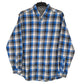 Mens Grey Eddie Bauer Flannel Long Sleeve Shirt