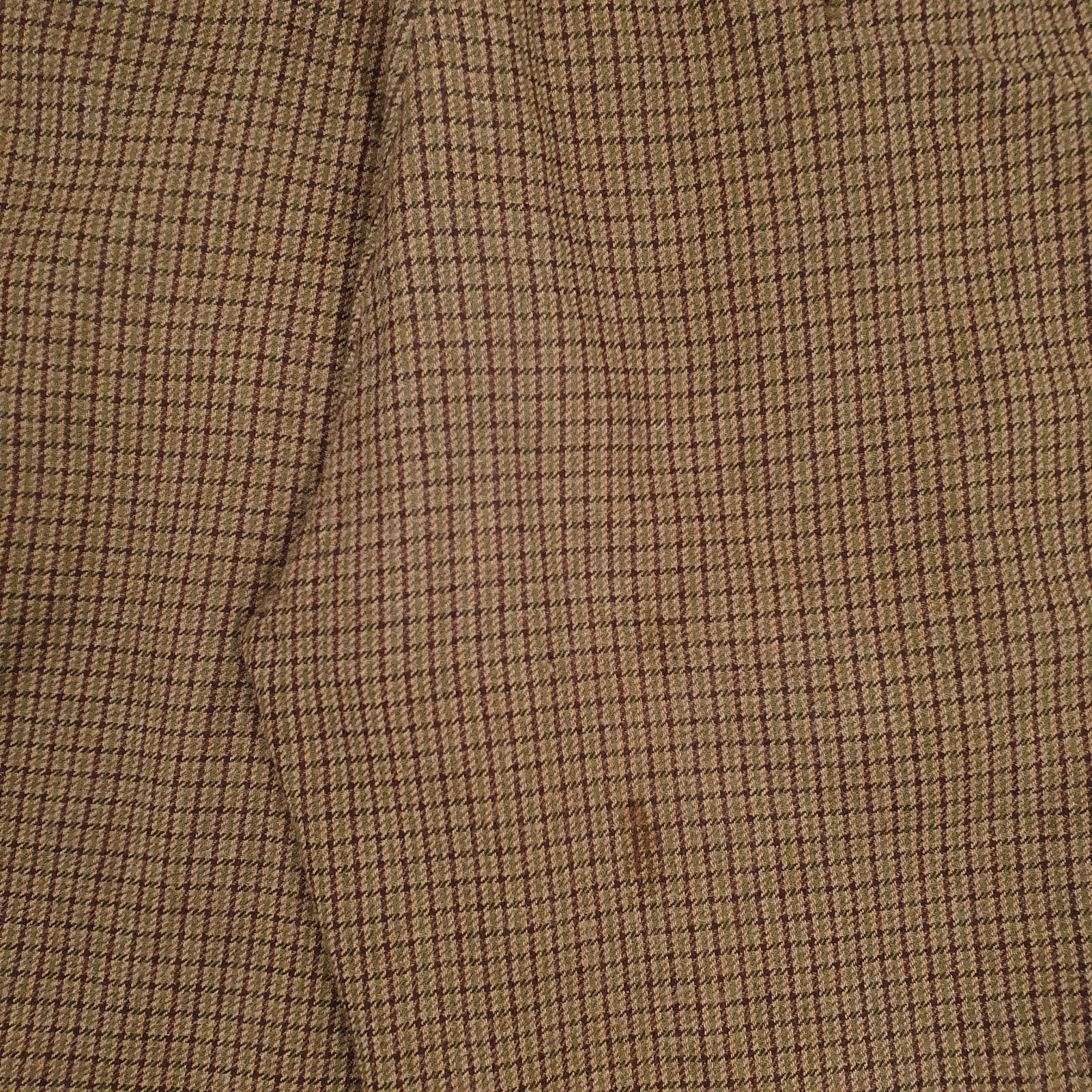 Mens Brown Polo Ralph Lauren Vintage 90s Made In USA Pleated  Trousers
