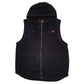 Mens Black Wrangler Vest Bodywarmer Workwear Hoodie  Coat