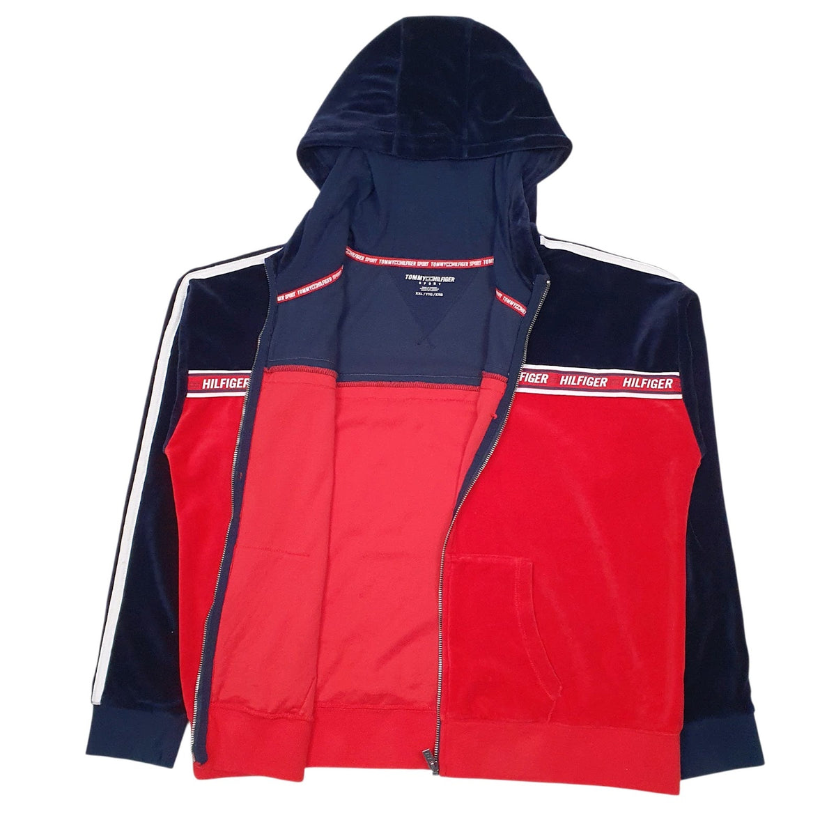 Womens Red Tommy Hilfiger  Full Zip Jumper