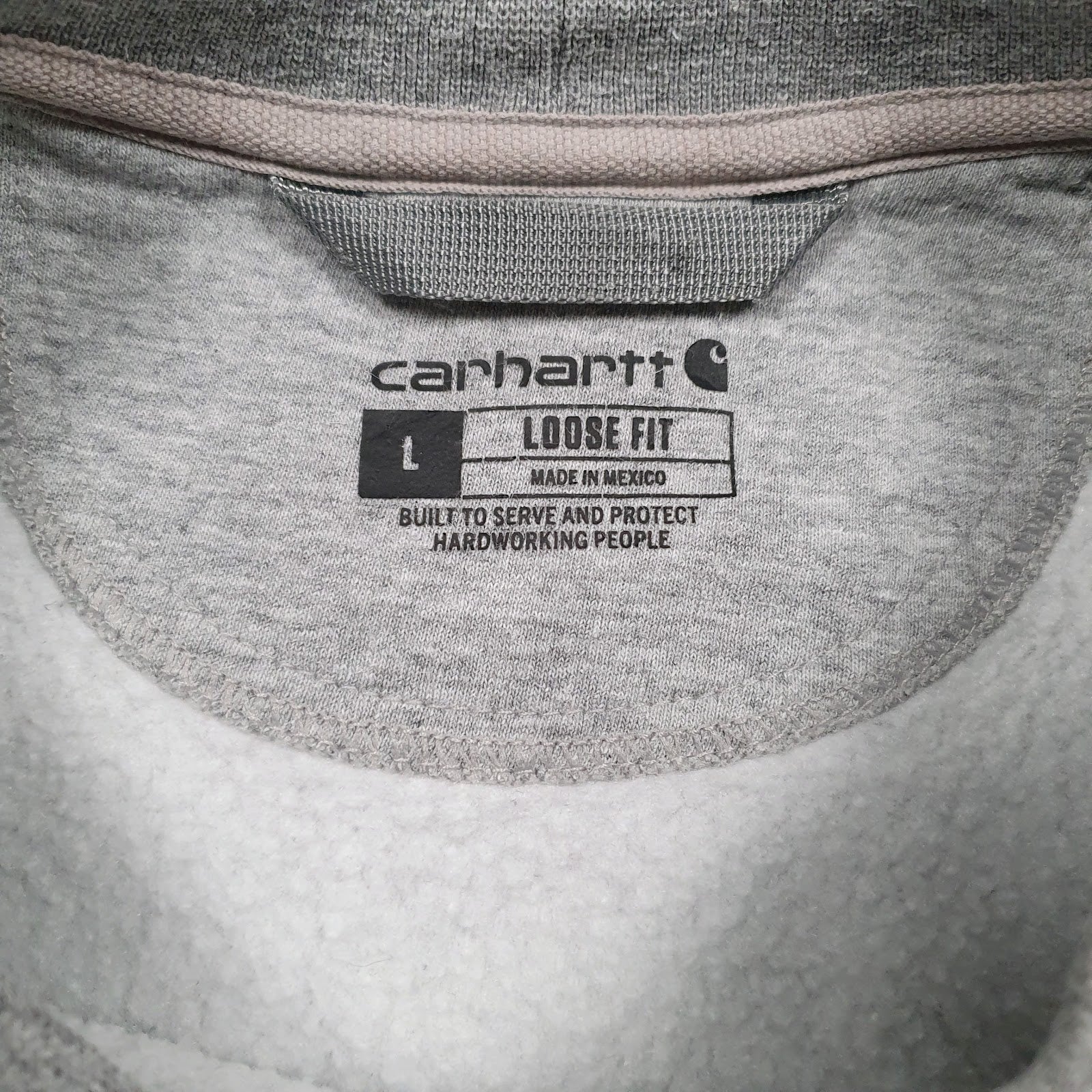 Mens Grey Carhartt  Crewneck Jumper