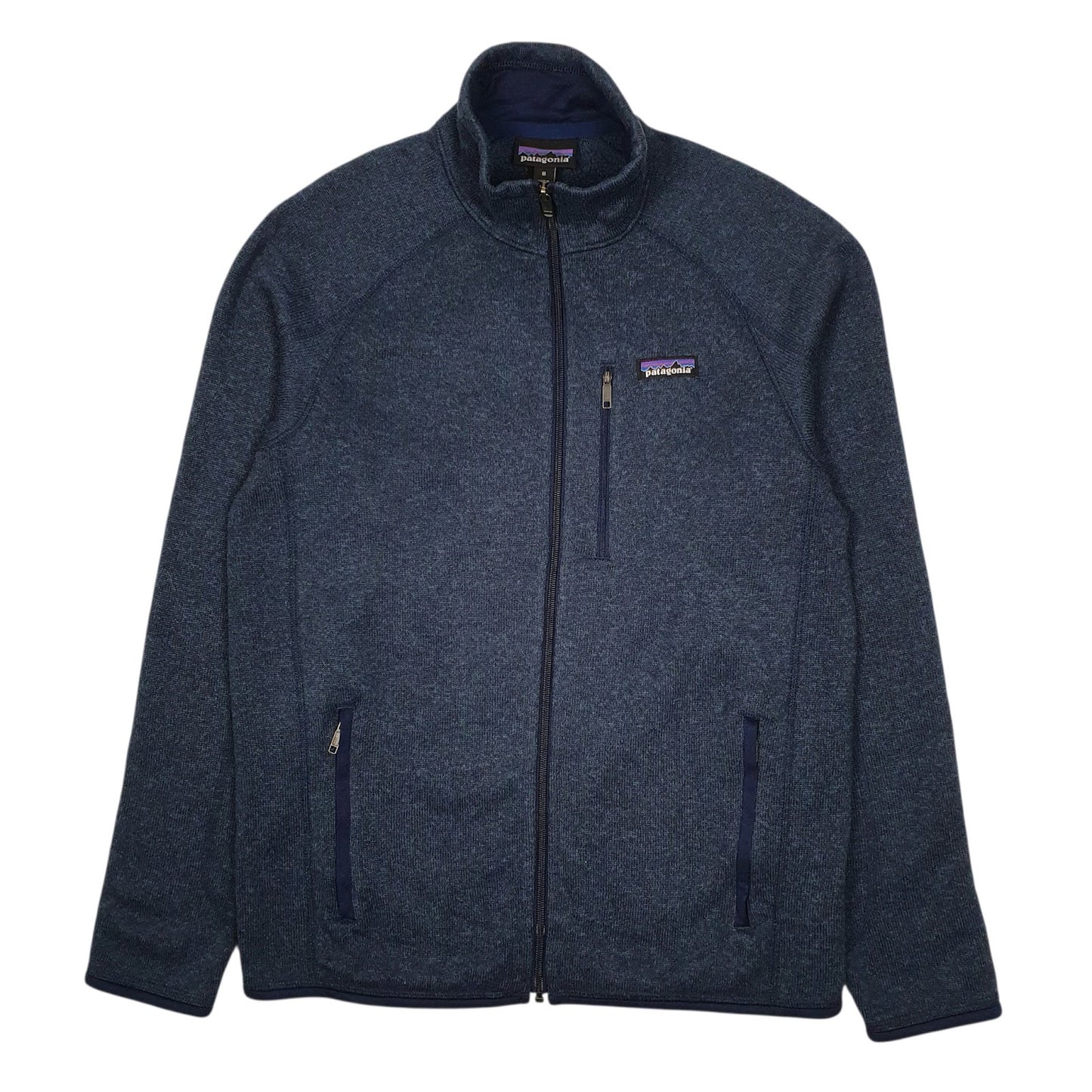 Mens Blue Patagonia Better Sweater Full Zip Jumper