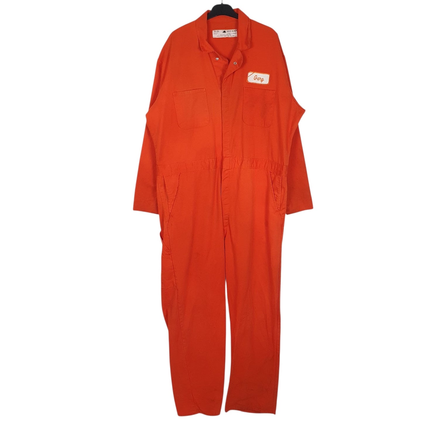 Mens Orange Red Kap   Coat
