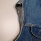 Mens Blue Lee Riders Vintage 90s Trucker Vest Gilet  Coat