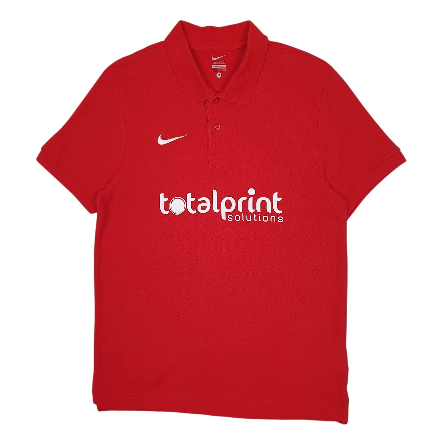 Mens Red Nike  Short Sleeve Polo Shirt
