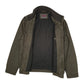 Mens Grey Levis Bomber Military  Coat