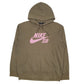 Mens Green Nike SB Spellout Hoodie Jumper