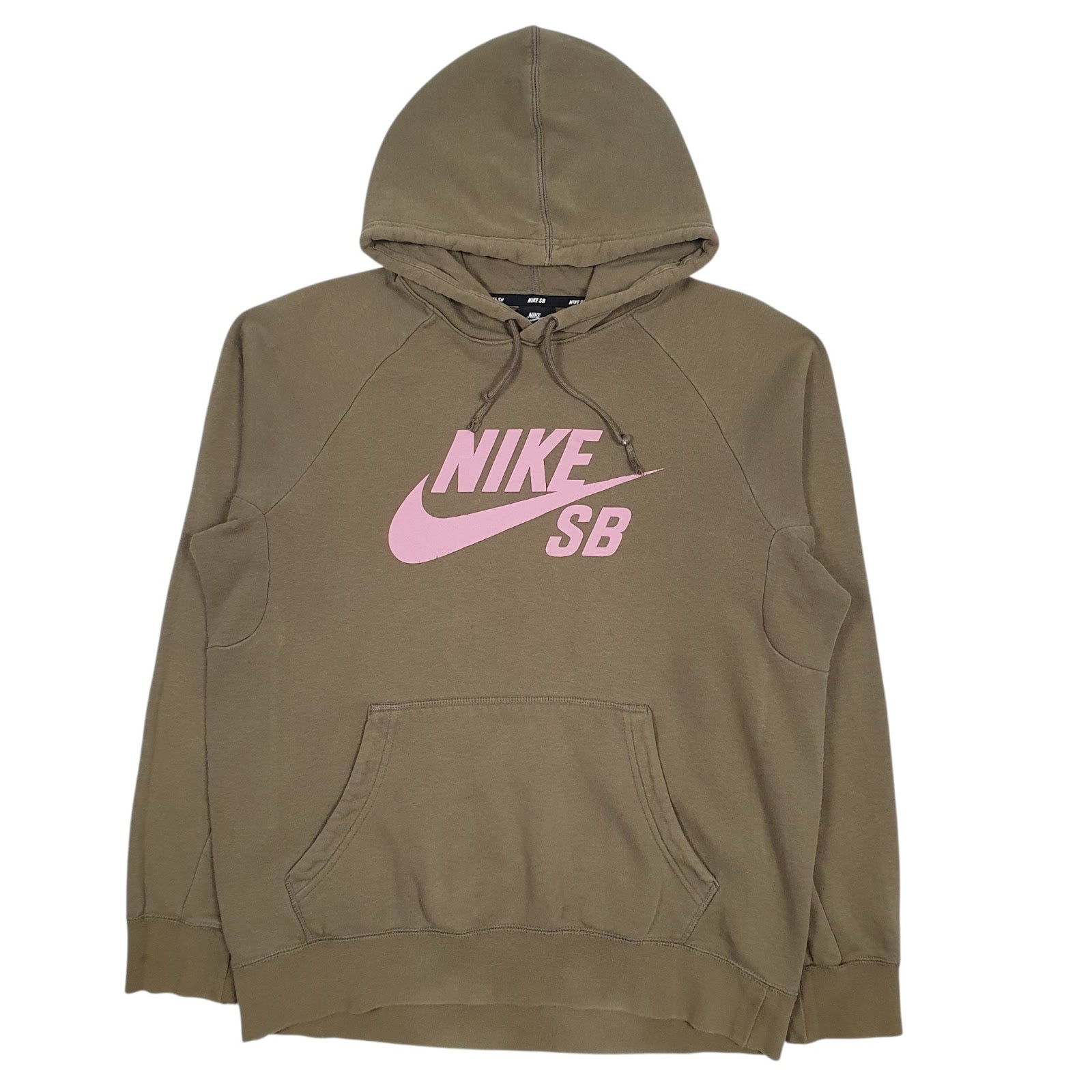 Mens Green Nike SB Spellout Hoodie Jumper