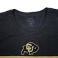 Mens Grey Rivalry Threads Colorado University Buffaloes  T Shirt