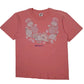 Mens Pink Anvil Vintage 90s Single Stitch Short Sleeve T Shirt