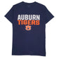 Mens Navy Hanes Auburn Tigers Short Sleeve T Shirt