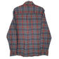 Mens Grey L.L.Bean Flannel  Shirt