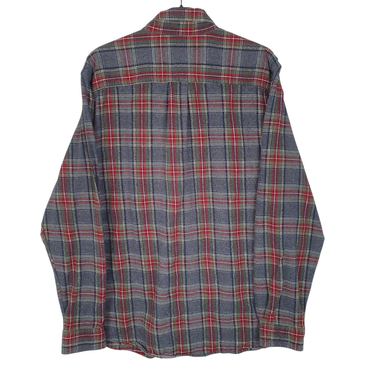 Mens Grey L.L.Bean Flannel  Shirt