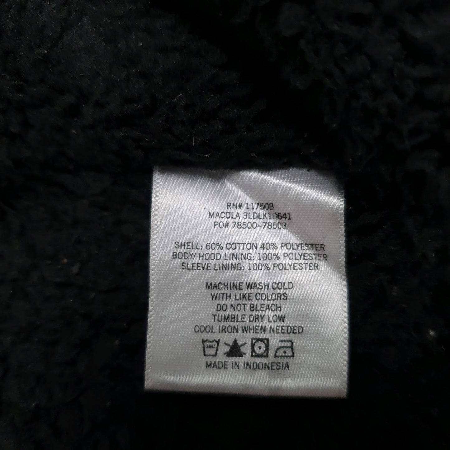 Mens Grey Levis Fleece Lined  Coat