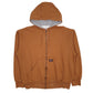 Mens Brown Dickies  Full Zip Jumper
