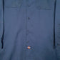 Mens Navy Dickies Workwear  Shirt