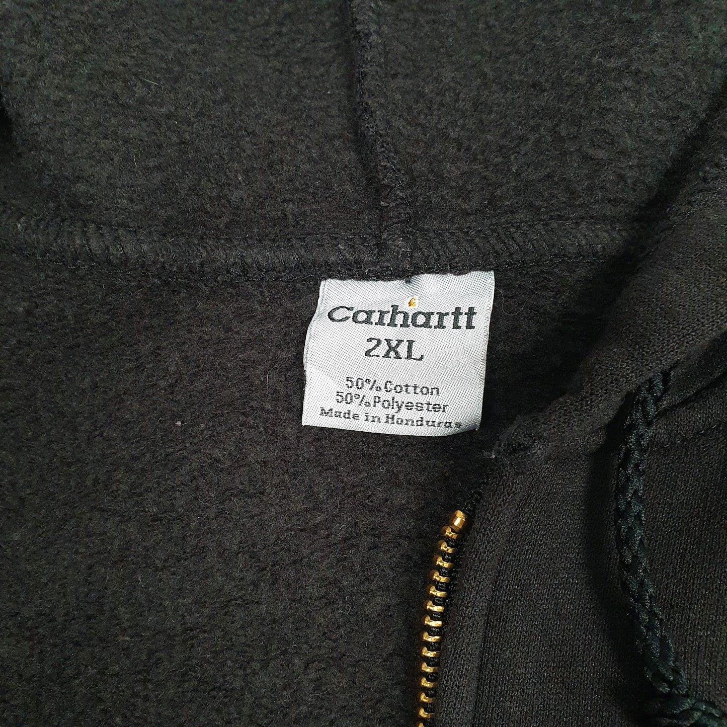 Mens Black Carhartt  Full Zip Jumper