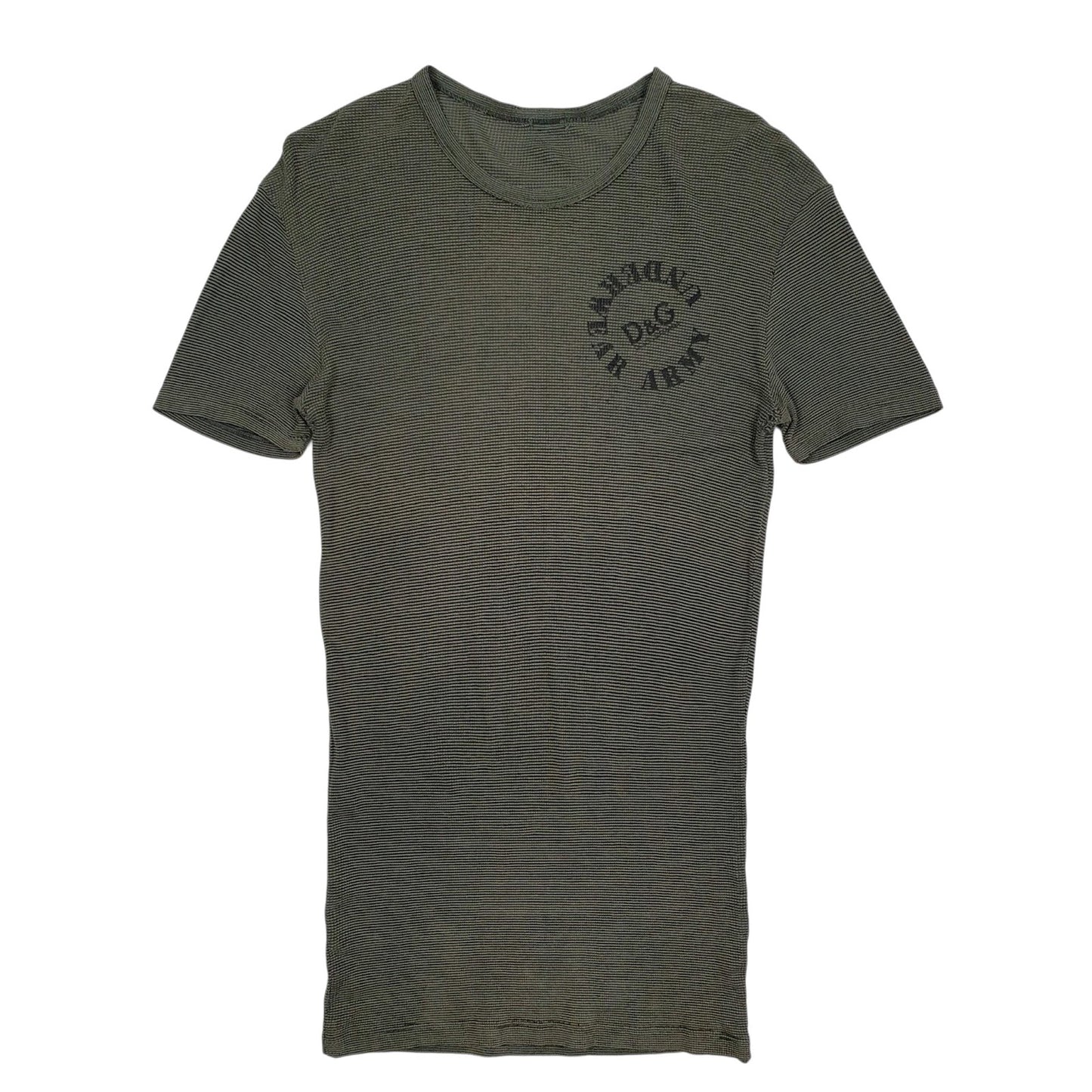 Mens Green Dolce & Gabbana  Short Sleeve T Shirt