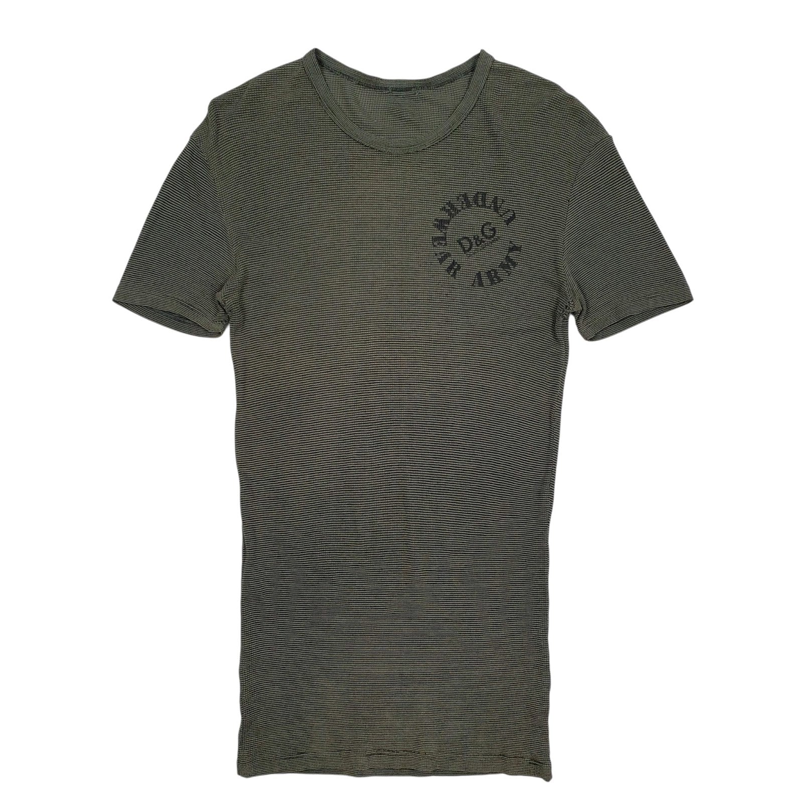 Mens Green Dolce & Gabbana  Short Sleeve T Shirt
