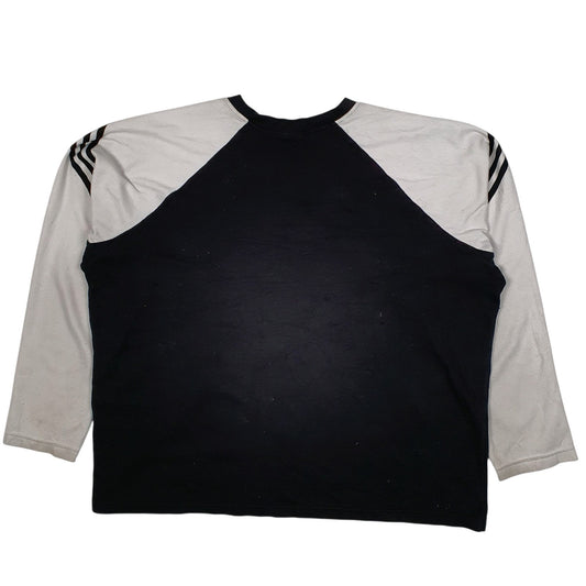 Mens Black Adidas Vintage 00s Crewneck Jumper