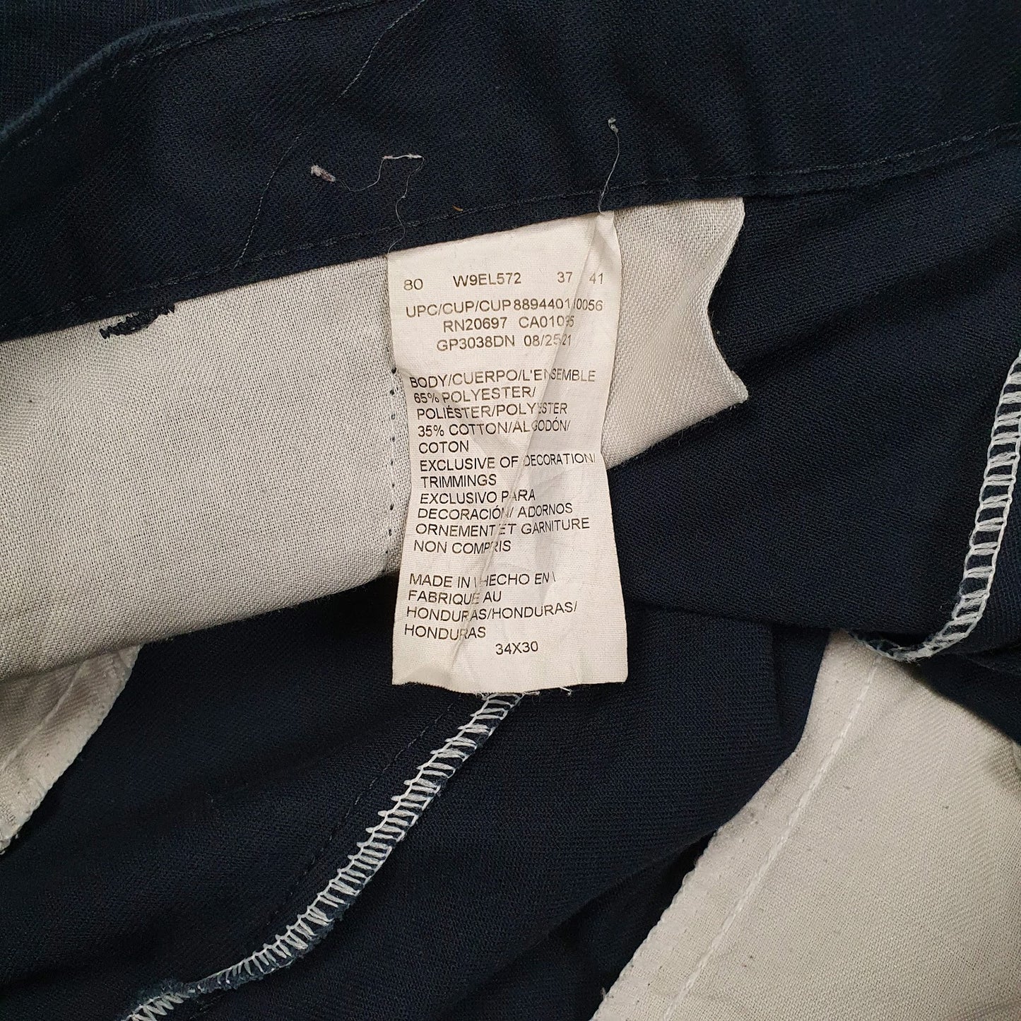 Mens Navy Dickies   Trousers