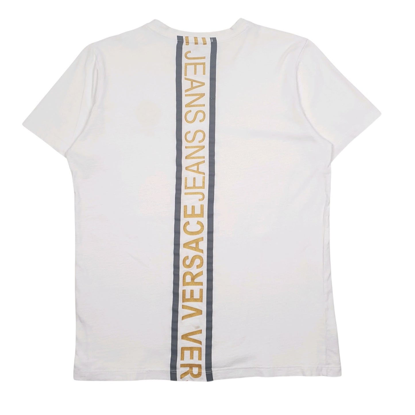 Mens White Versace   T Shirt