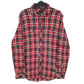 Mens Black Kr3w Flannel Long Sleeve Shirt