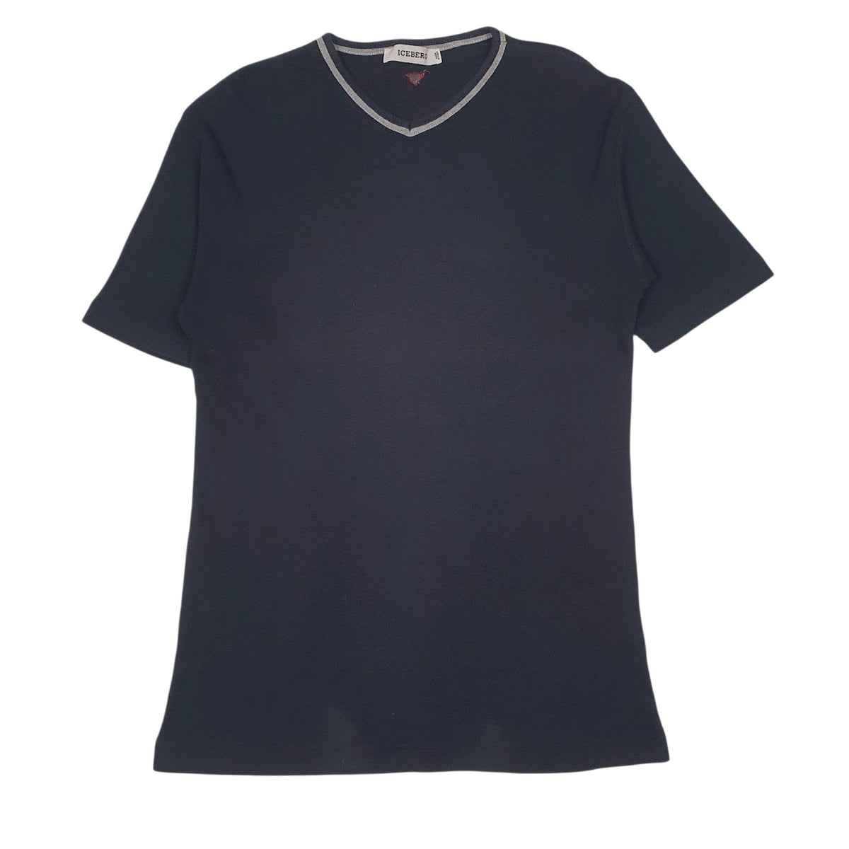 Womens Black Iceberg  Short Sleeve T Shirt