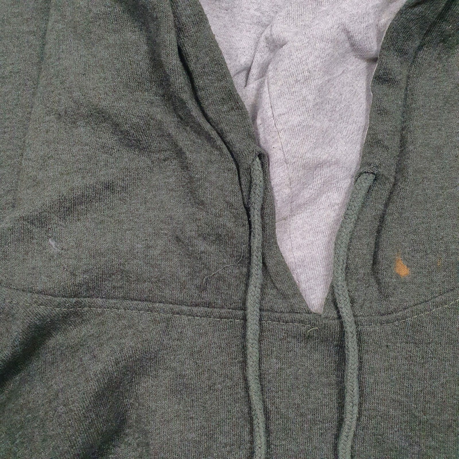 Mens Green Lee Spellout Hoodie Jumper