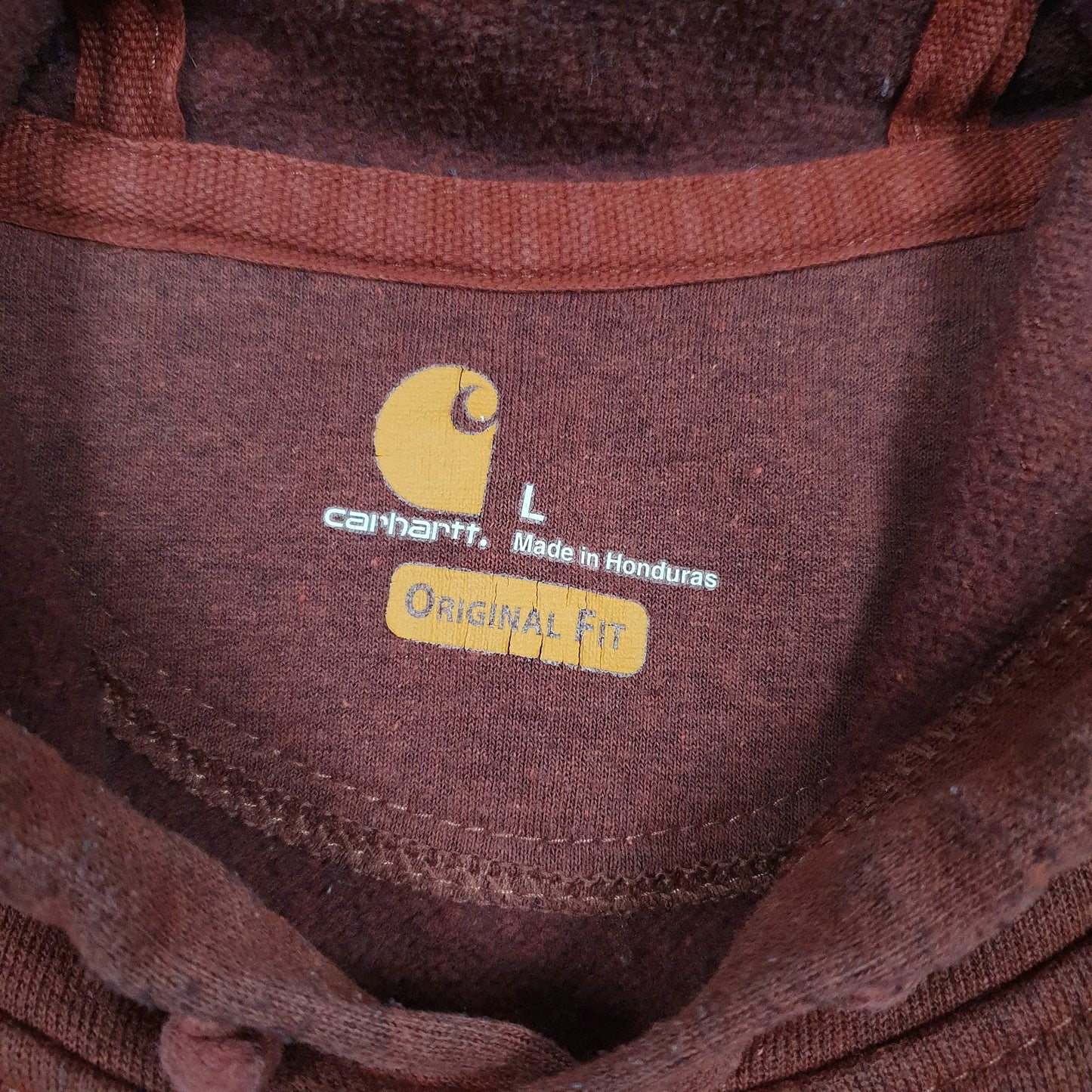 Mens Red Carhartt  Hoodie Jumper