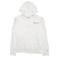 Mens White Champion  Hoodie Jumper