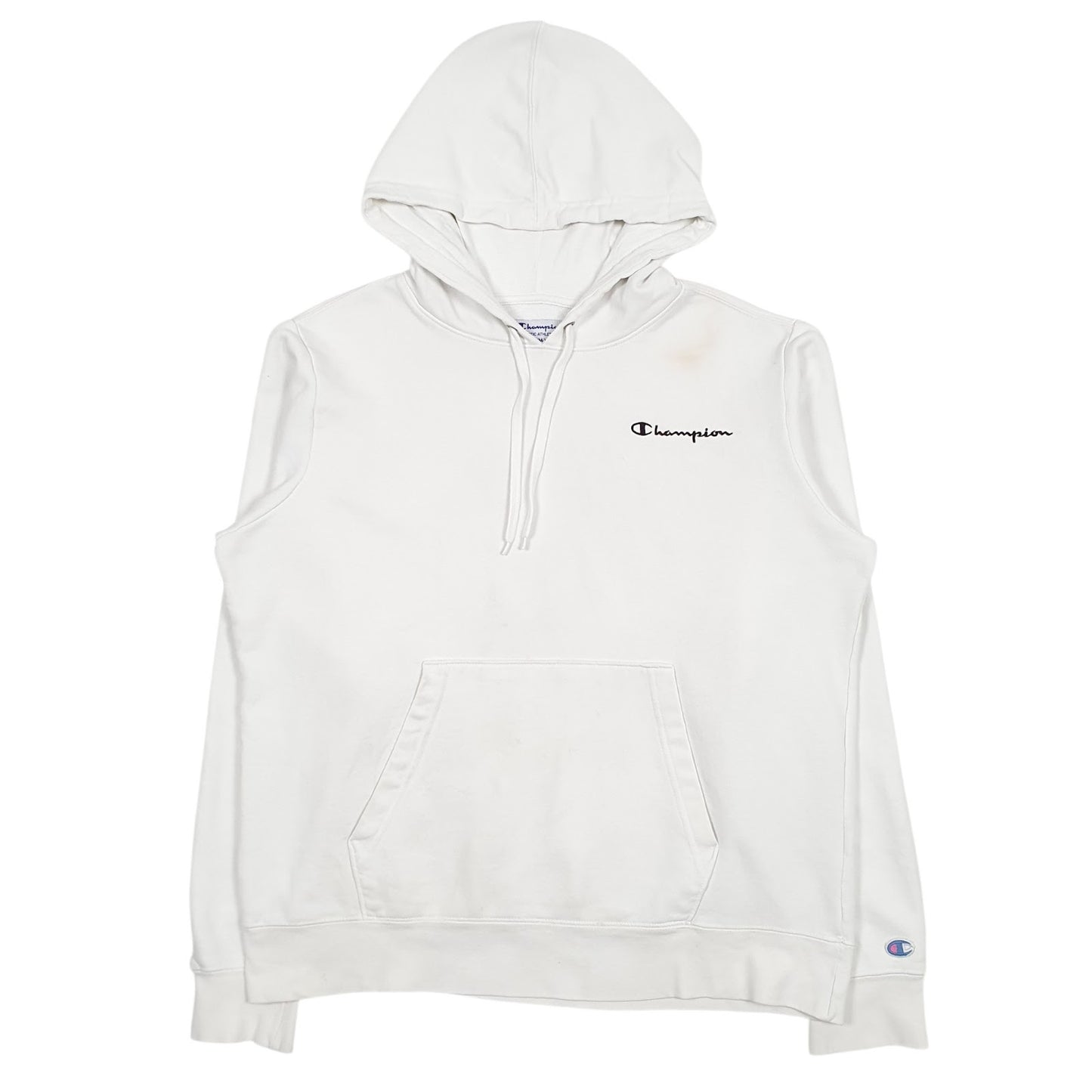 Mens White Champion  Hoodie Jumper