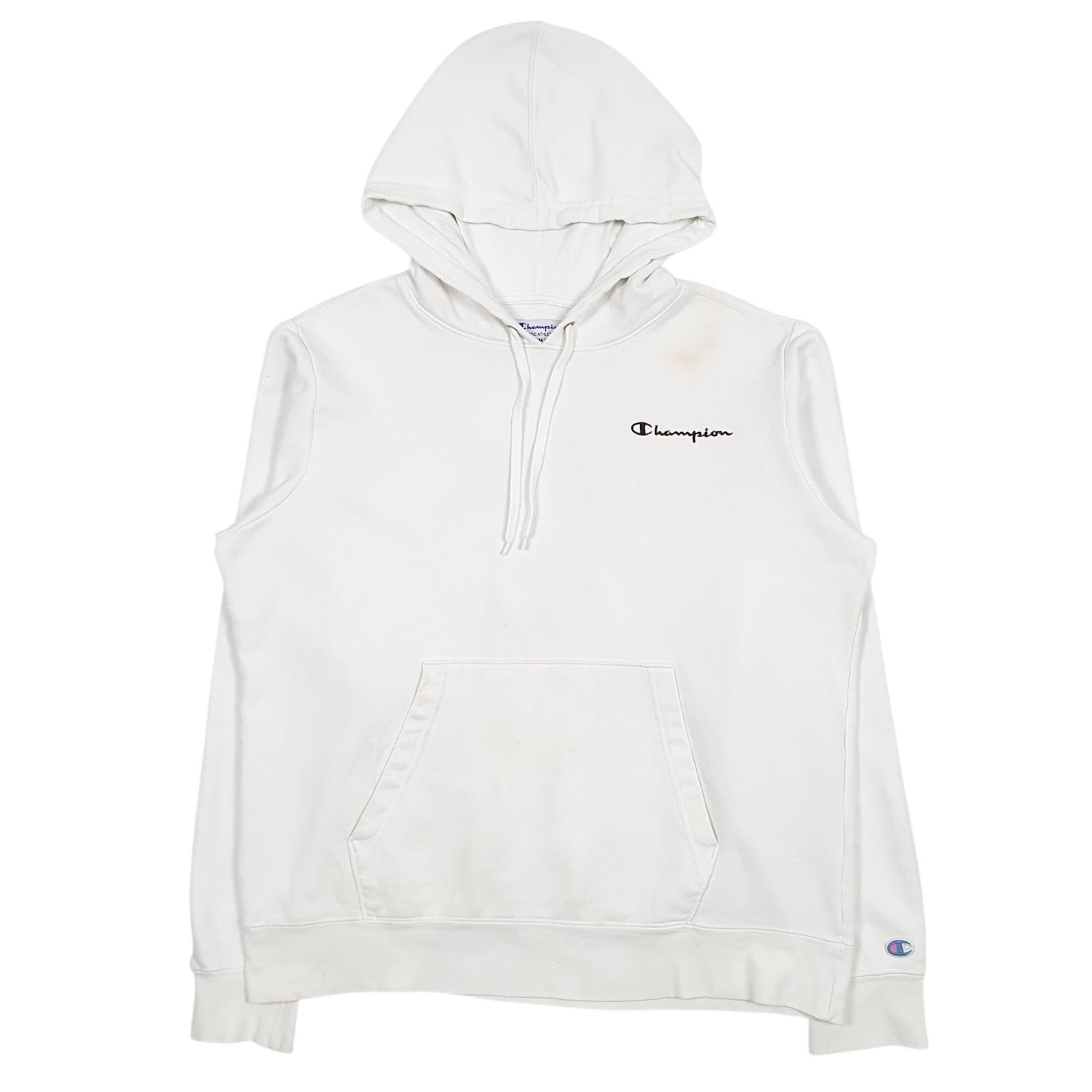 Mens White Champion  Hoodie Jumper