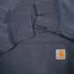 Mens Navy Carhartt Hooded Quarter Zip Jumper