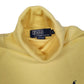 Mens Yellow Polo Ralph Lauren Lightweight T Shirt Turtle Neck Jumper