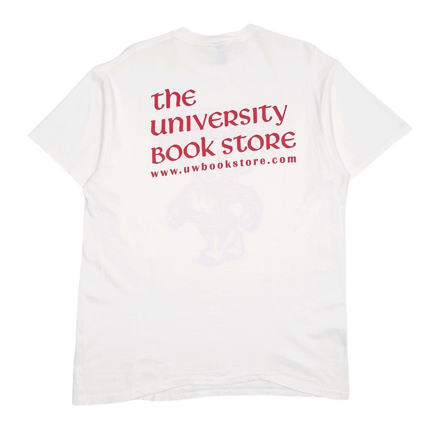 Mens White Delta University Of Wisconsin  T Shirt