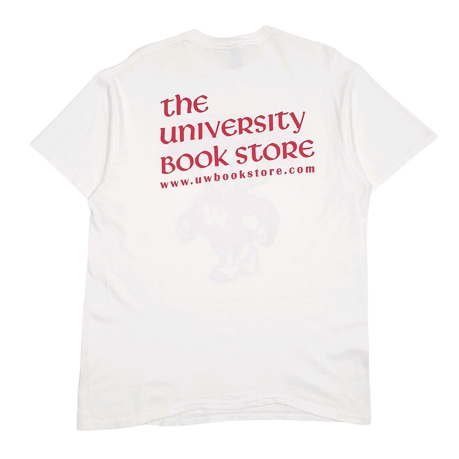 Mens White Delta University Of Wisconsin  T Shirt