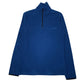 Womens Blue Lotto  Quarter Zip Jumper