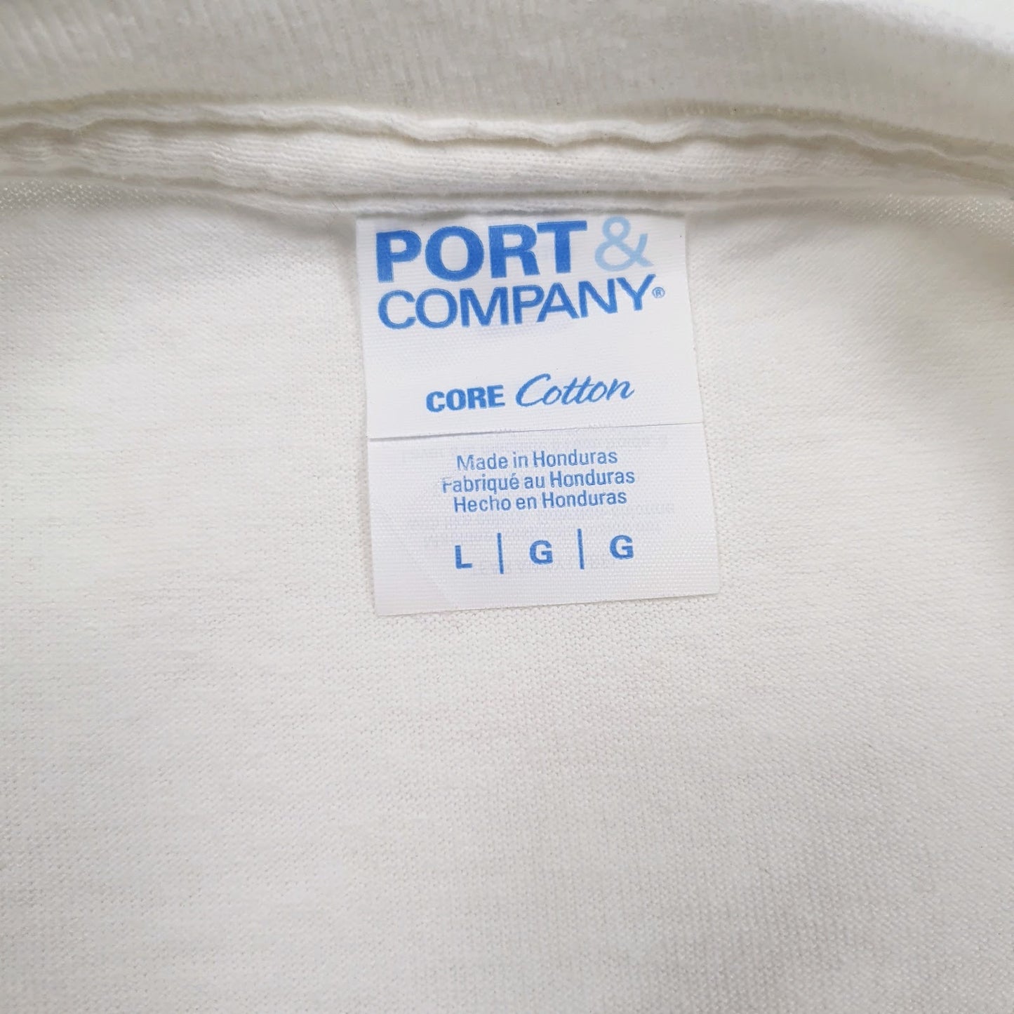 Mens White Port & Company Chukars Baseball  T Shirt