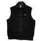 Mens Black Patagonia Quilt Lined Better Sweater Vest Bodywarmer  Coat